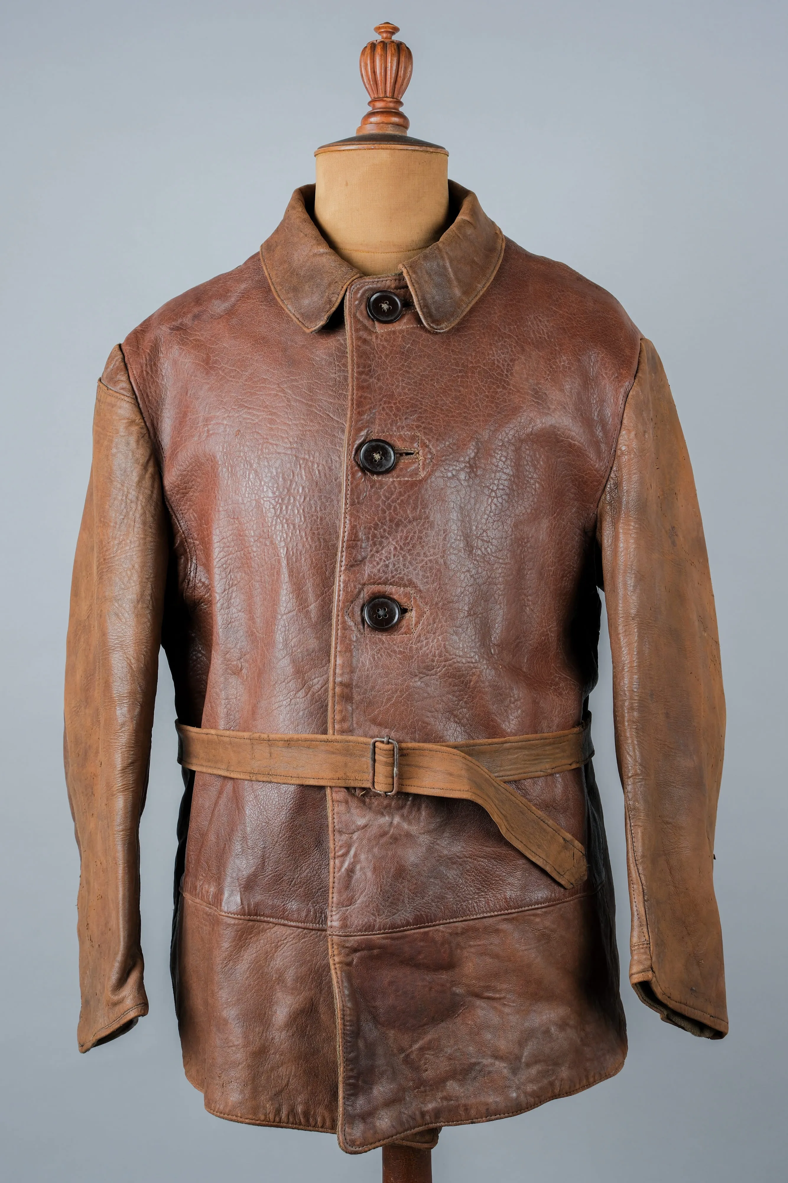 [~ 40's] Jacket en cuir jerkin de l'armée britannique 