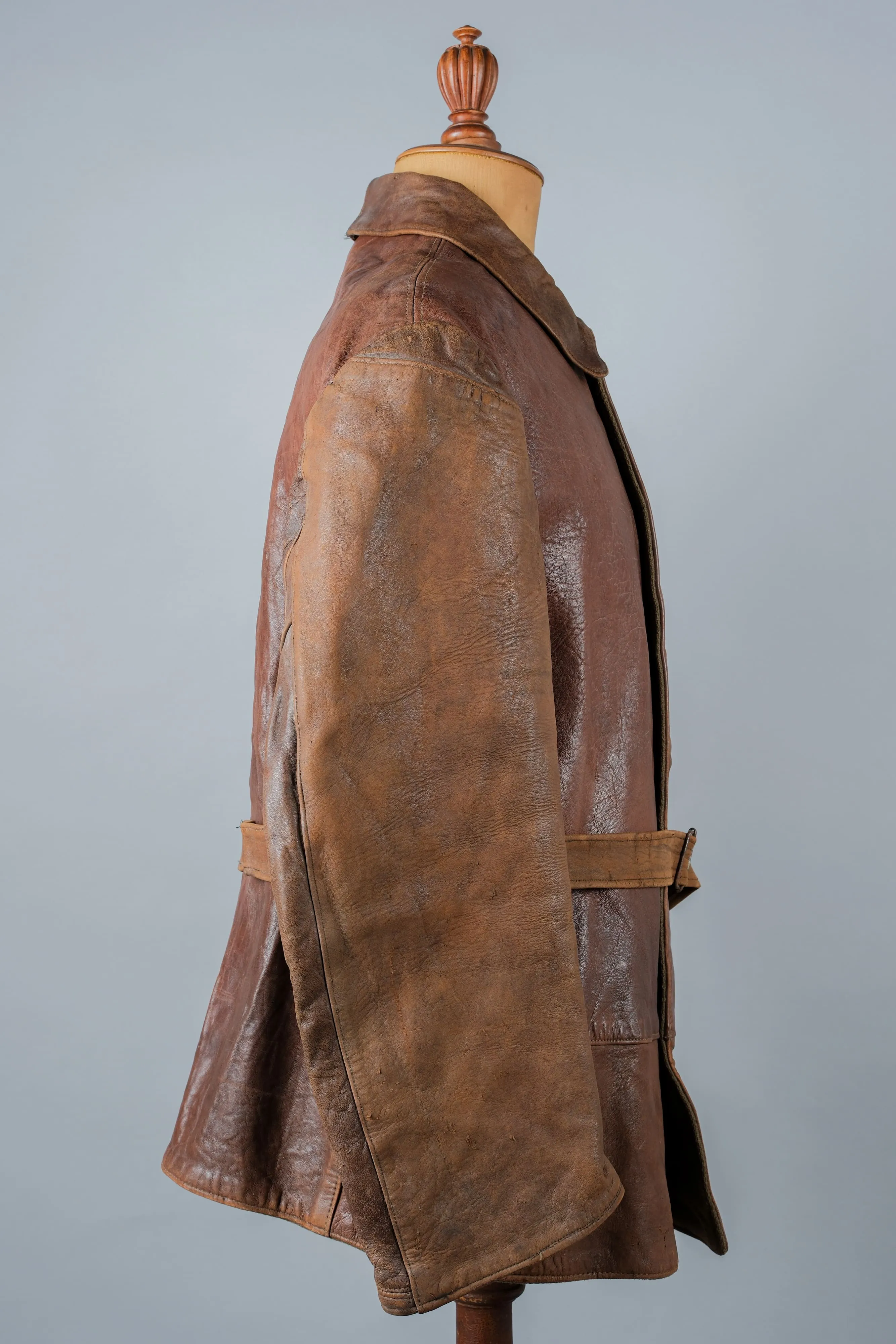 [~ 40's] Jacket en cuir jerkin de l'armée britannique 