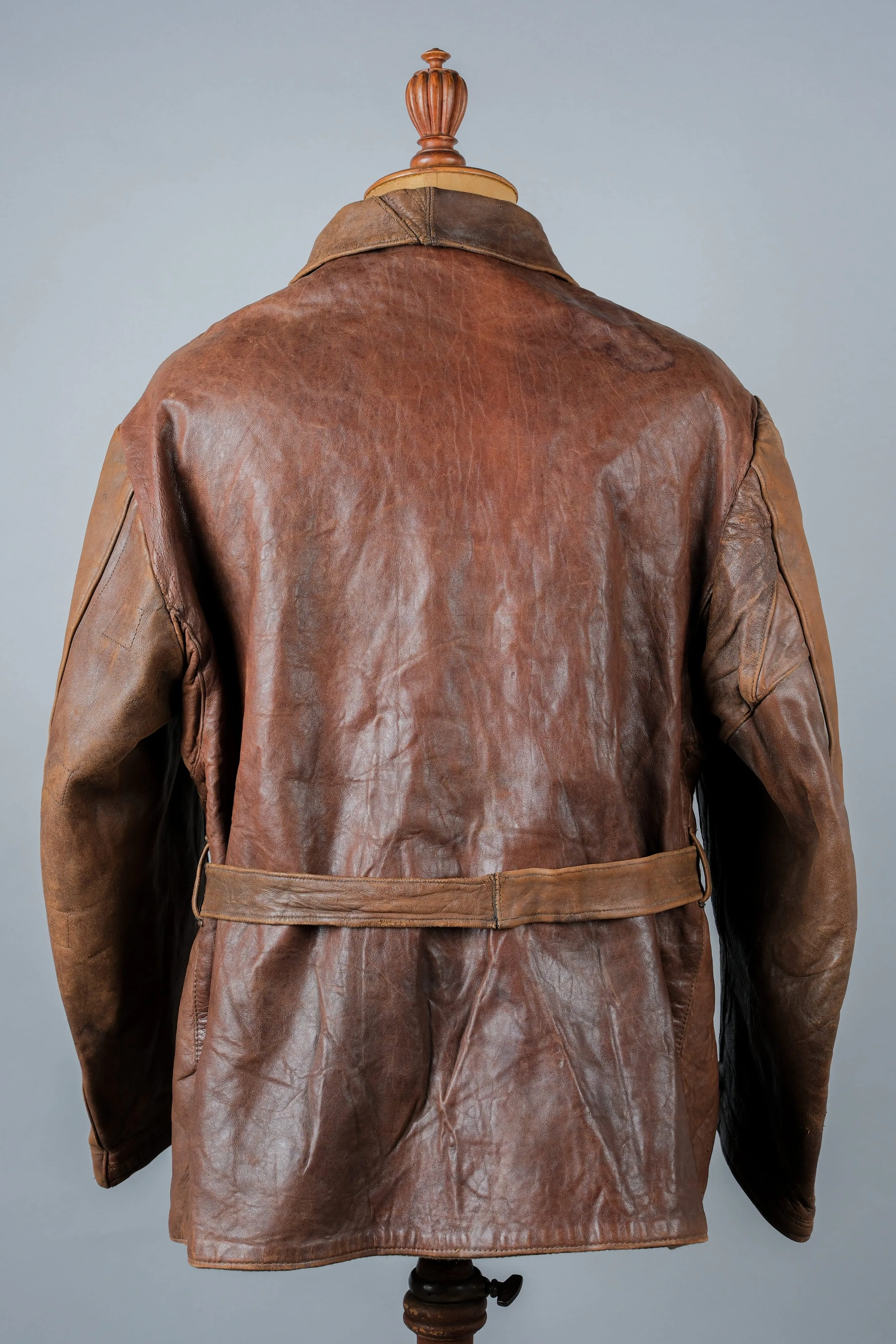 [~ 40's] Jacket en cuir jerkin de l'armée britannique 