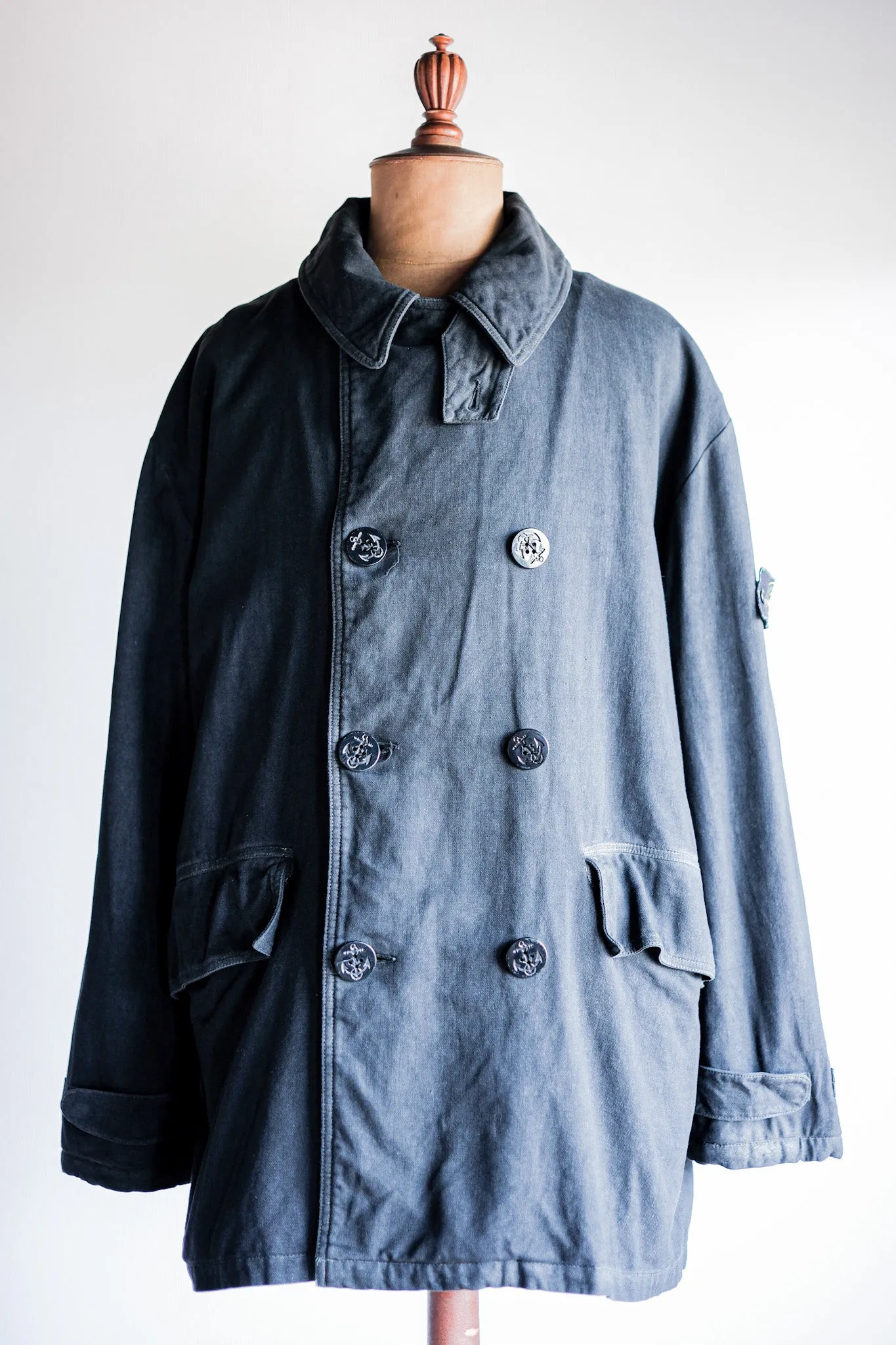 [~ 90's] Old Stone Island Double Breasted Jacket Size.xxl 