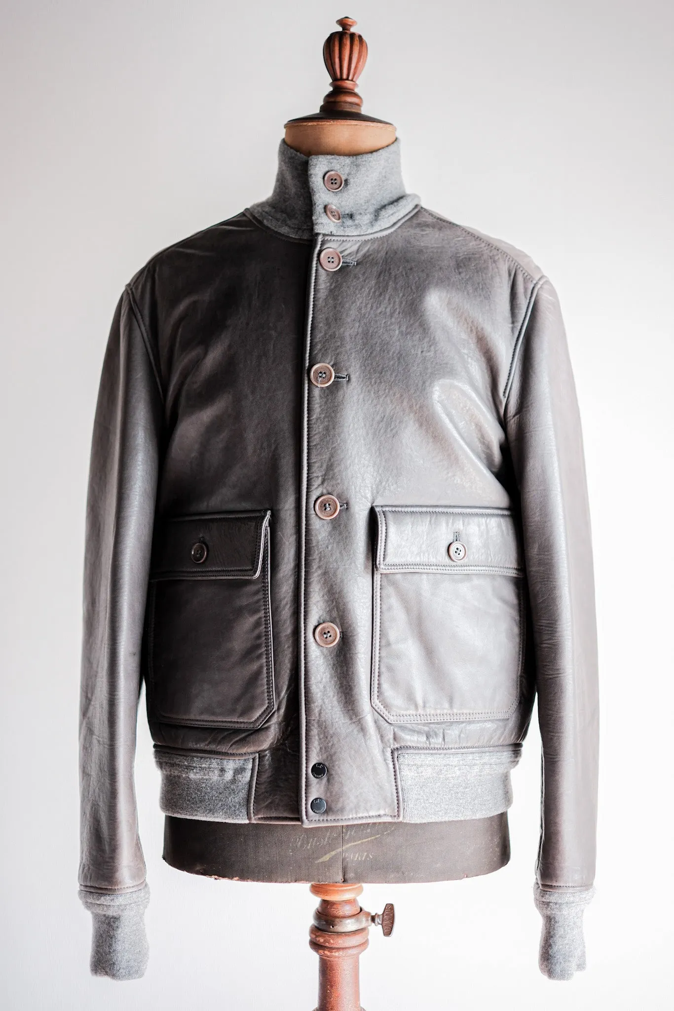 [08AW] Old C.P.P.Pany Leather Jacket Size.50