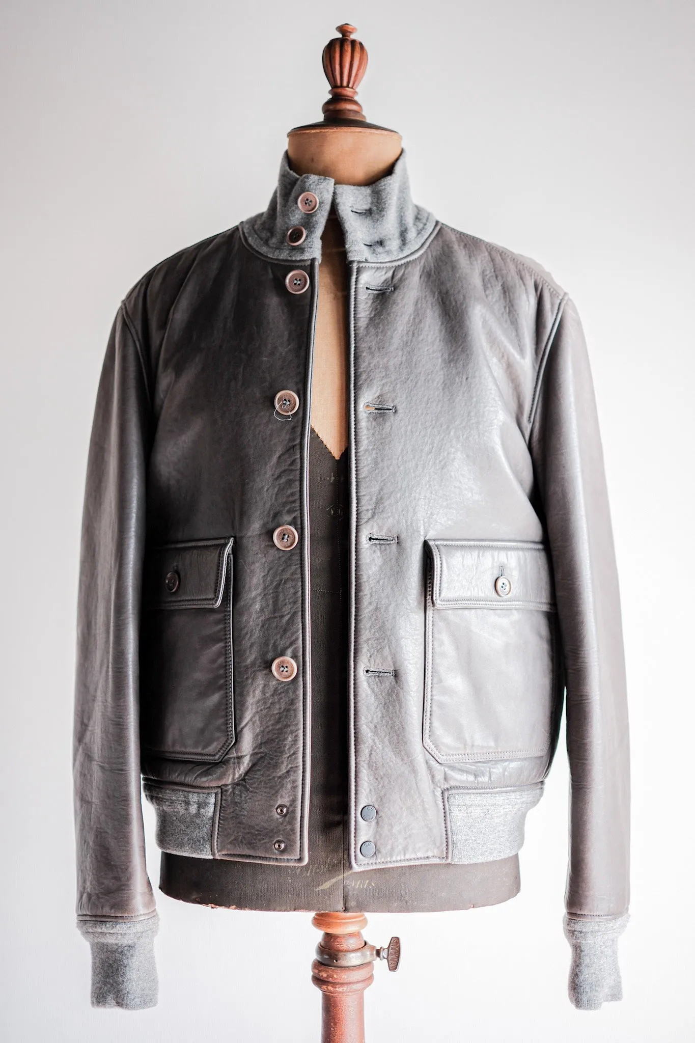 [08AW] Old C.P.P.Pany Leather Jacket Size.50