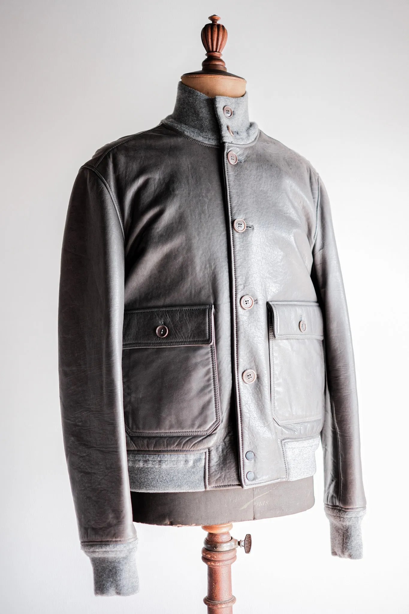 [08AW] Old C.P.P.Pany Leather Jacket Size.50