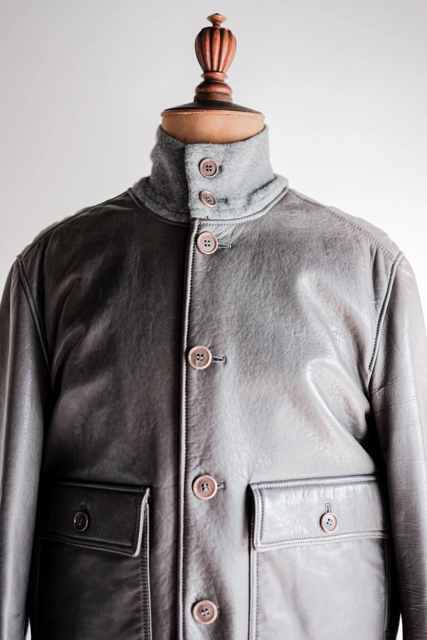 [08AW] Old C.P.P.Pany Leather Jacket Size.50