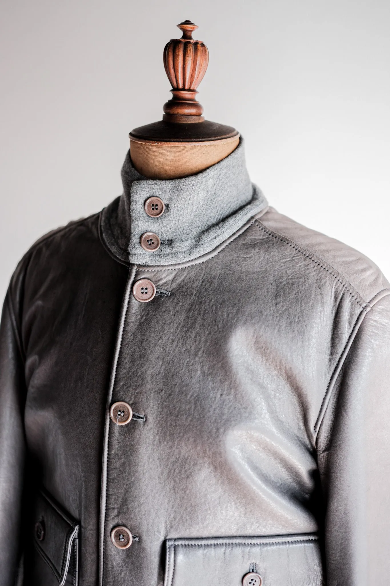 [08AW] Old C.P.P.Pany Leather Jacket Size.50