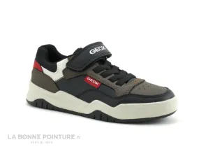 Achat chaussures Geox Enfant Chaussure de ville, vente Geox PERTH J167RB Chocolate Red - Sneakers marron GARCON