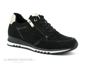 Achat chaussures Marco Tozzi Femme Basket, vente Marco Tozzi 2-23749-41 Black Gold - Sneakers femme noire et or