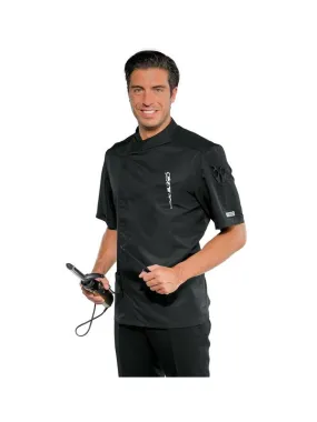 Blouse d'esthétique noire pour Homme