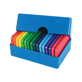 Boîte de bloqueurs KnitPro Knit arc-en-ciel - 1x20pcs - Lou Passion