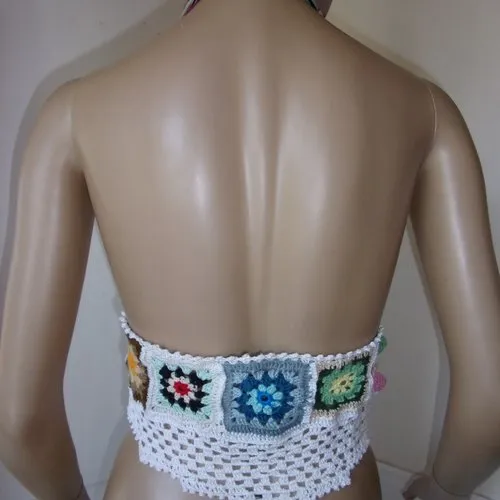 Bustier top au crochet