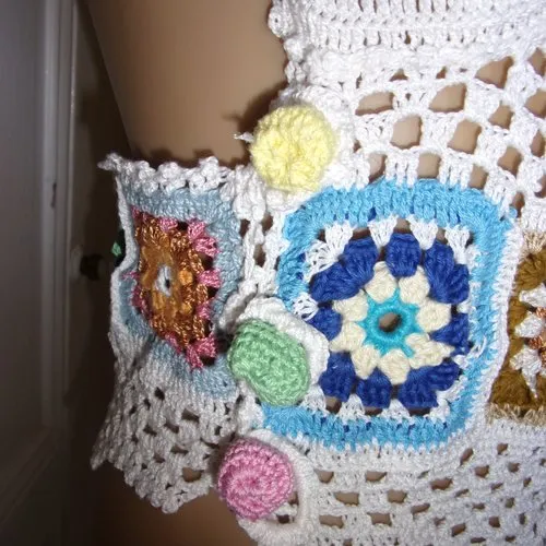 Bustier top au crochet