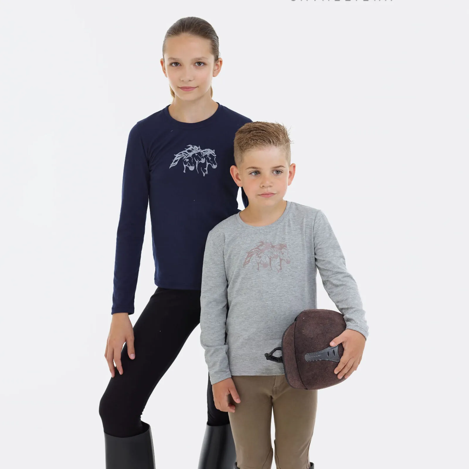 Cavalliera Top d'équitation manches longues IVY, enfants