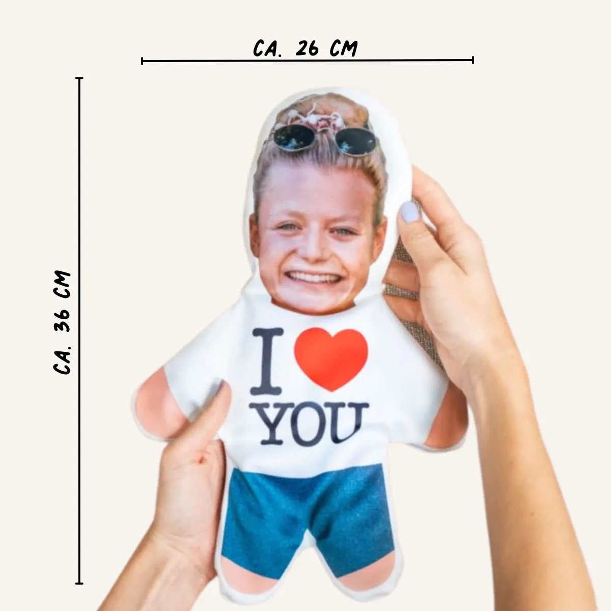 Coussin Mini Moi I Love You