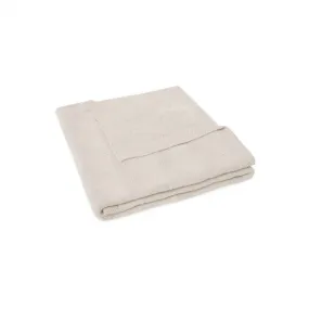 Couverture Berceau 75 x 100 cm Shell Knit Nougat GOTS