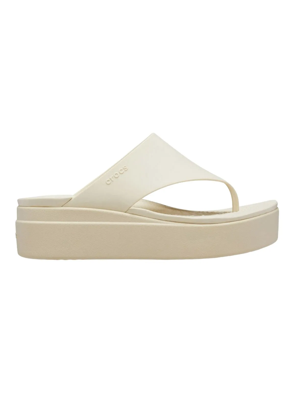 CROCS Brooklyn Flip Tongs pour femmes 208727 2Y2 Beige