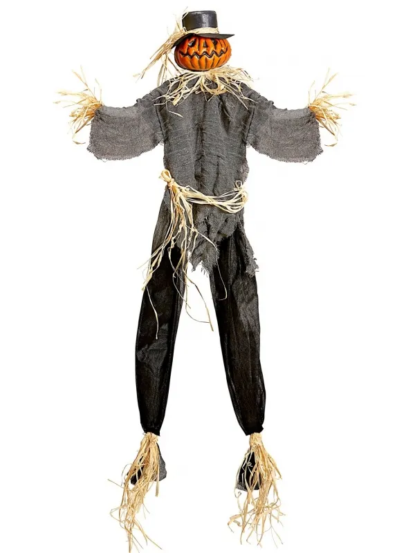 Décoration Halloween à Suspendre : Épouvantail de 130 cm pour une Ambiance Terrifiante