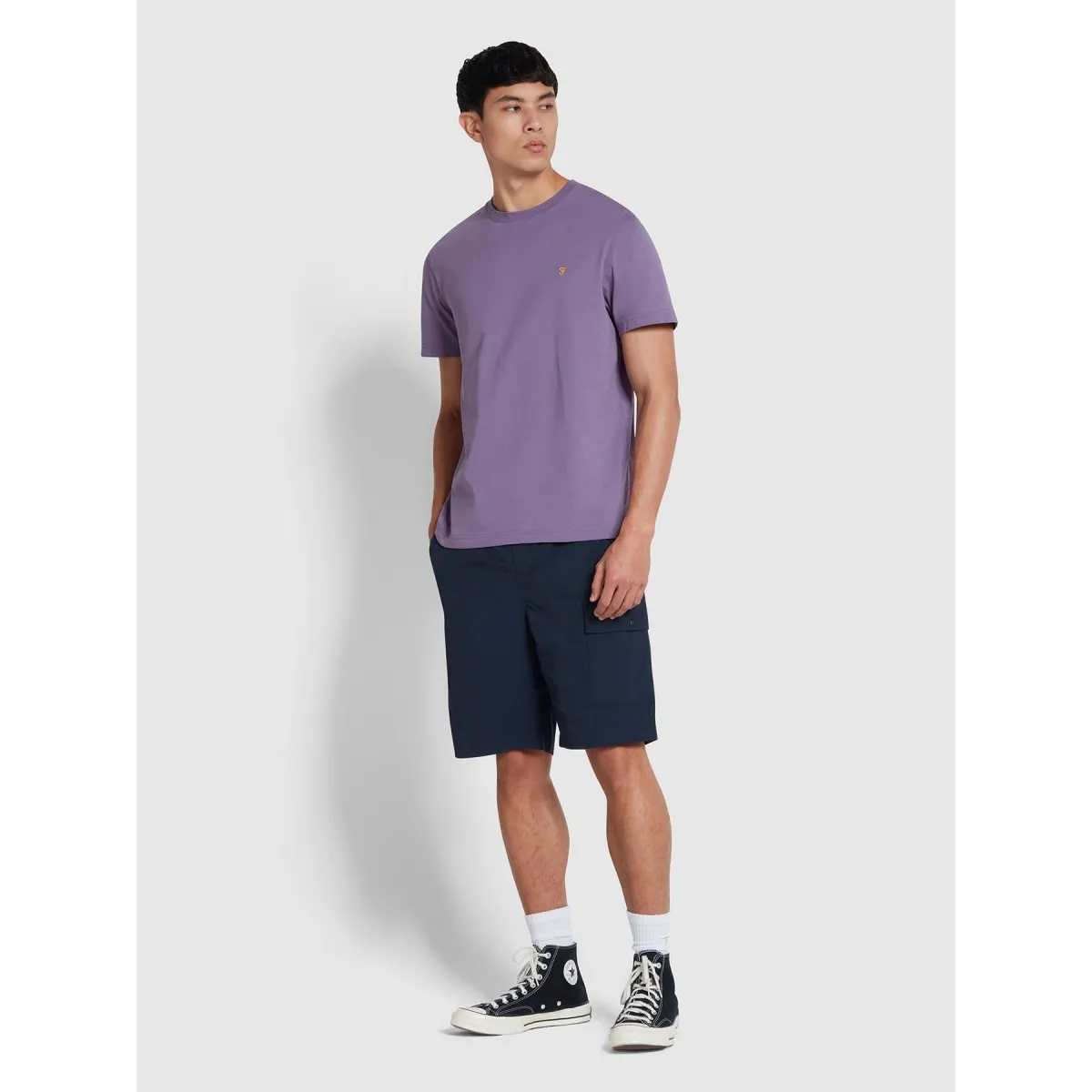 FARAH - T-shirt violet