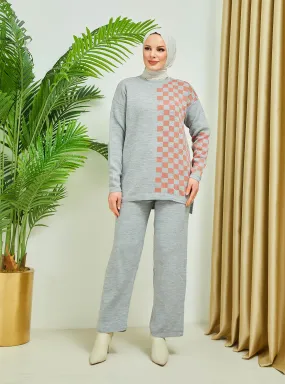 Grey - Unlined - Zero collar - Knit Suits