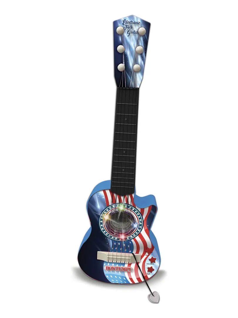 Guitare Folk Electronique Drapeau Usa - N/A