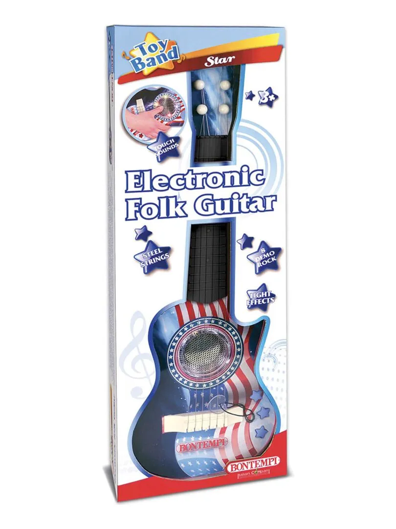 Guitare Folk Electronique Drapeau Usa - N/A