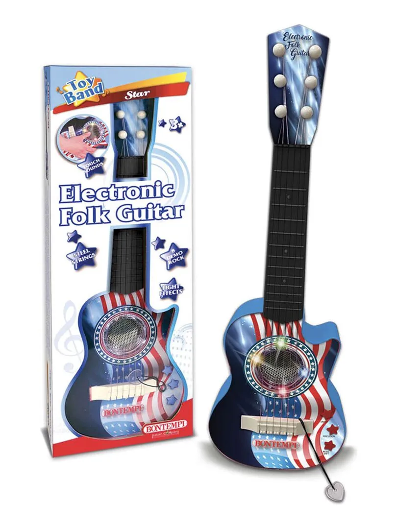 Guitare Folk Electronique Drapeau Usa - N/A