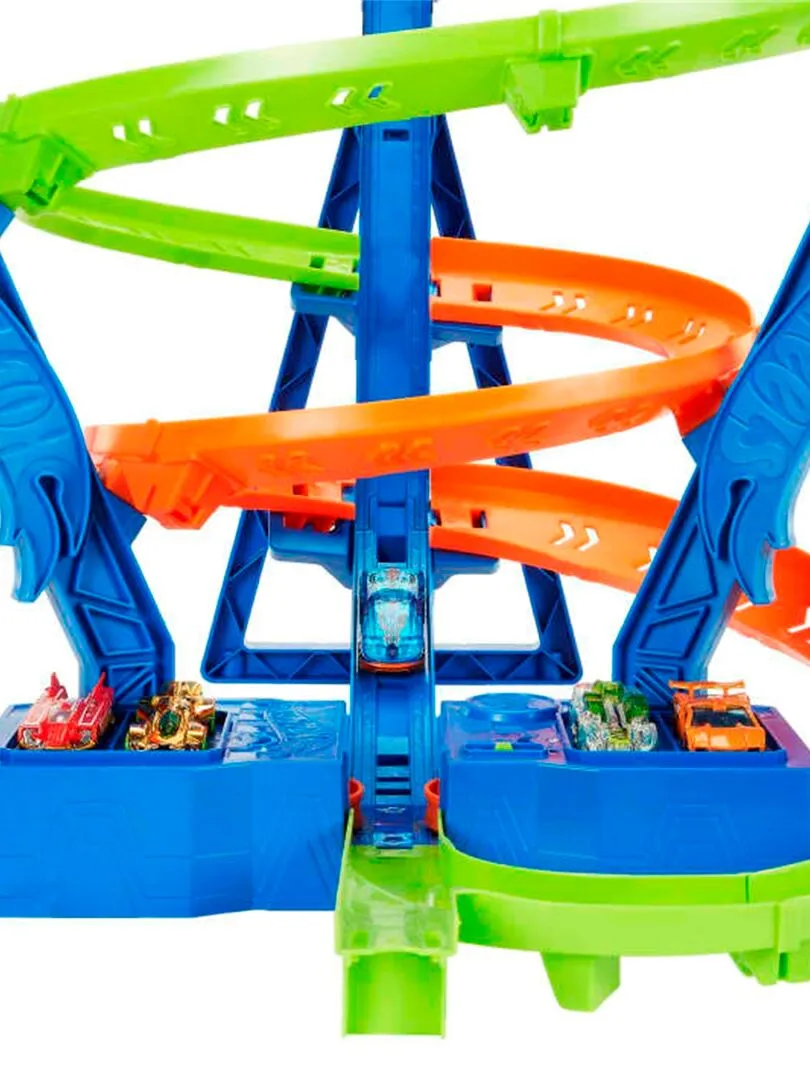 Hot Wheels Coffret Piste Cyclone Crash - N/A