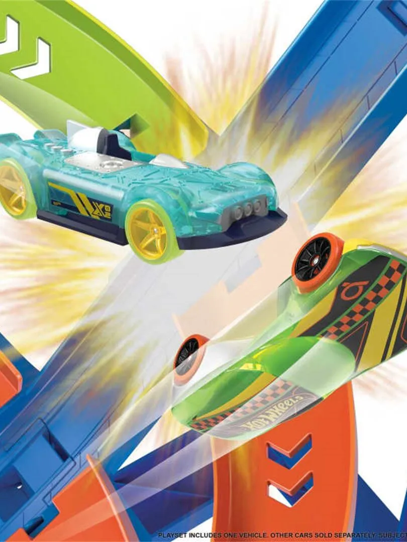 Hot Wheels Coffret Piste Cyclone Crash - N/A