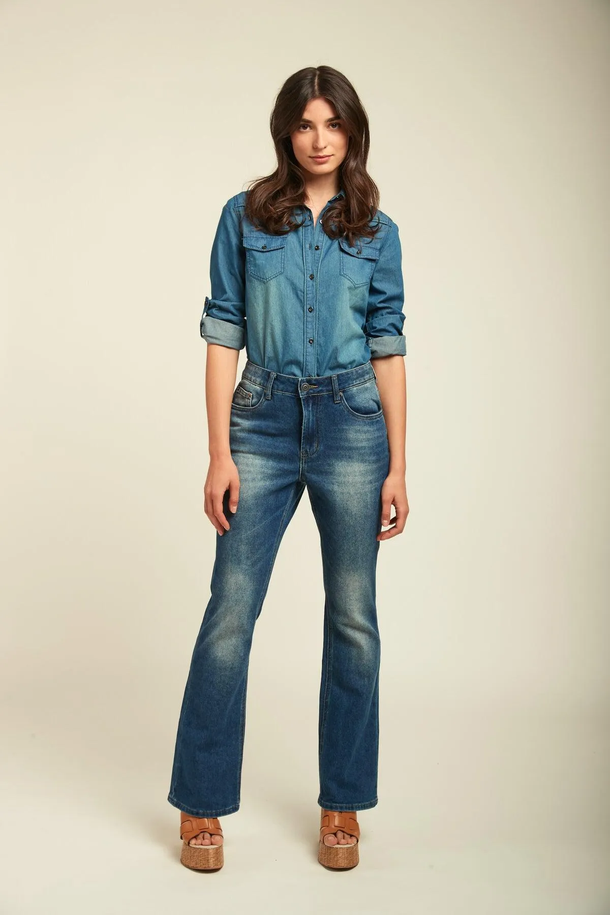 Jean bootcut long - Foster