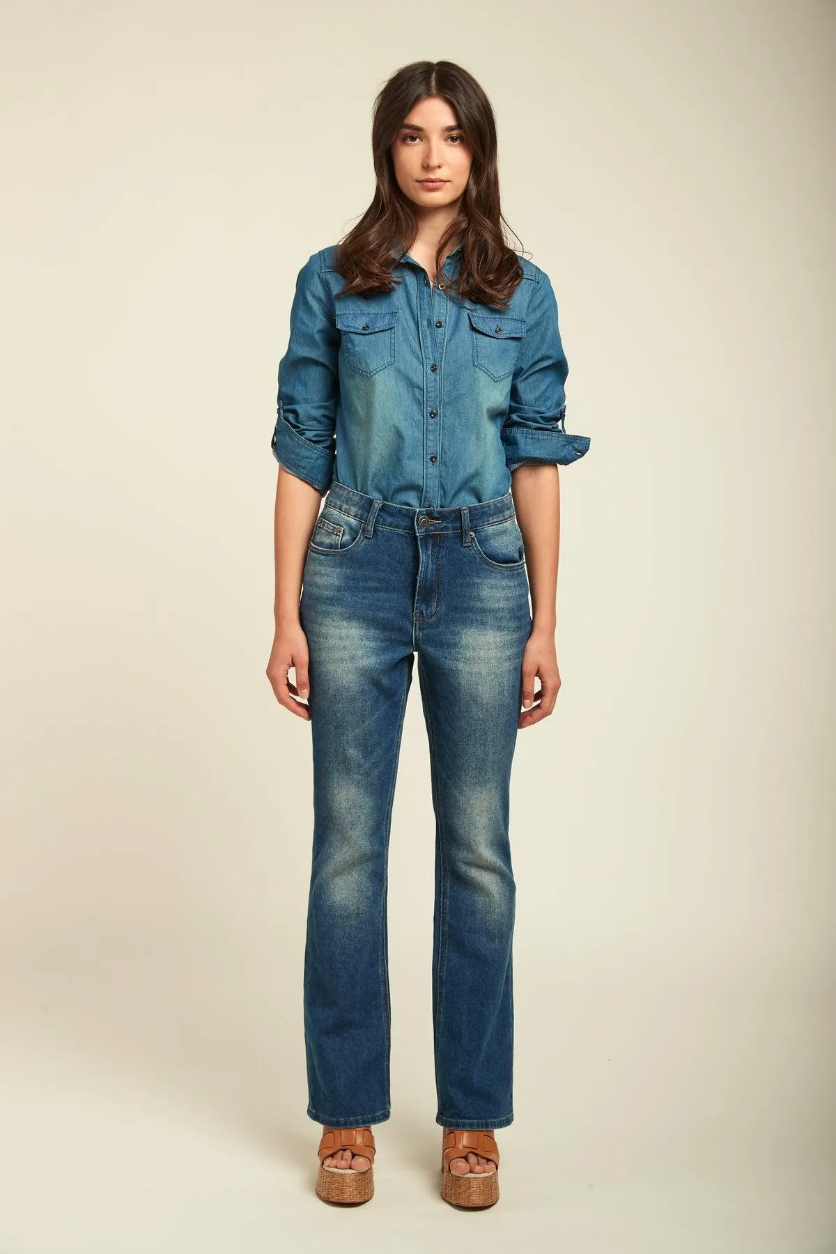 Jean bootcut long - Foster