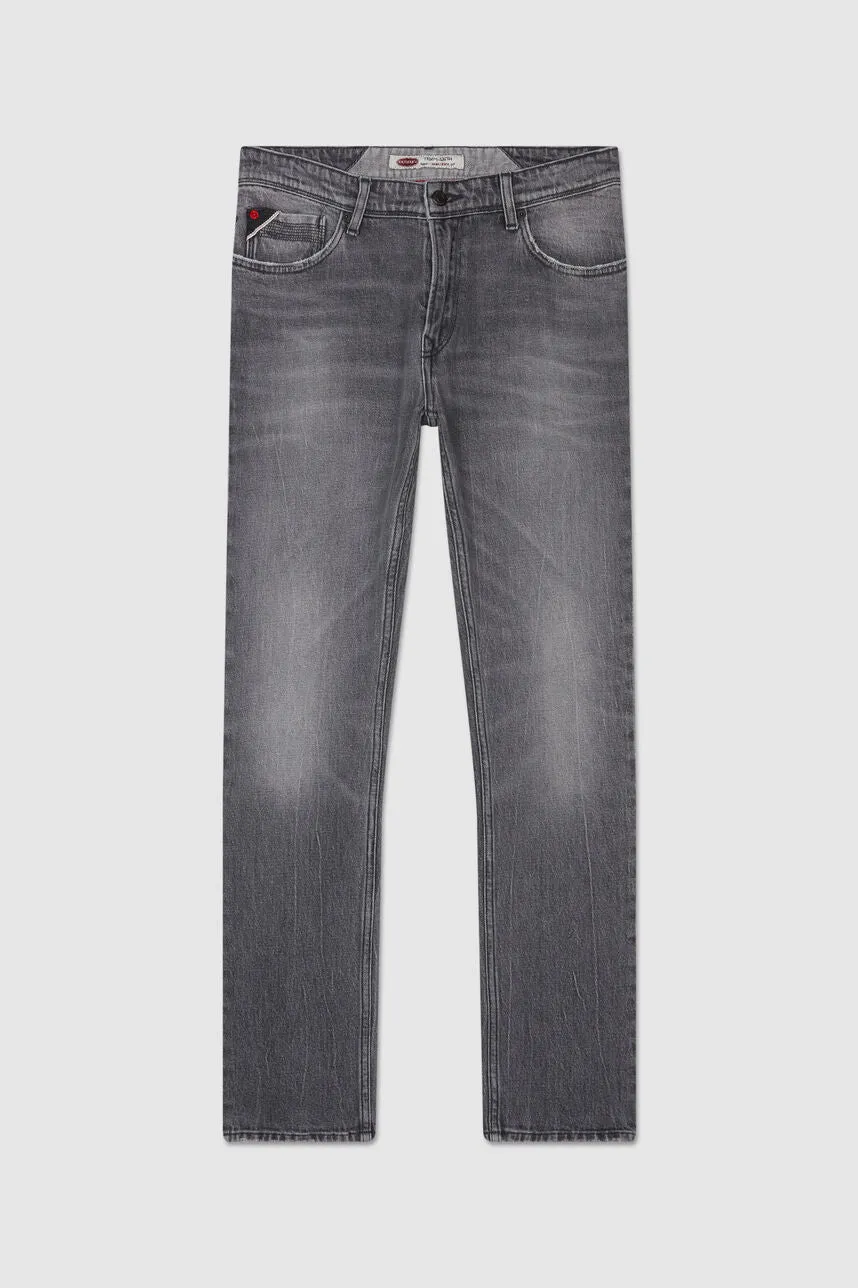 Jean confort coupe slim REEPLE ROCK longueur 32 GREY
