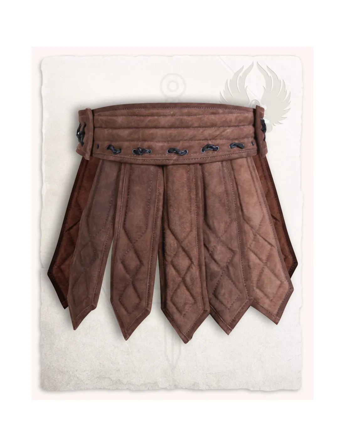 Jupe d'armure de combat modèle Tenebra, marron ⚔️ Tienda-Medieval - ⚔️ Boutique-Epees