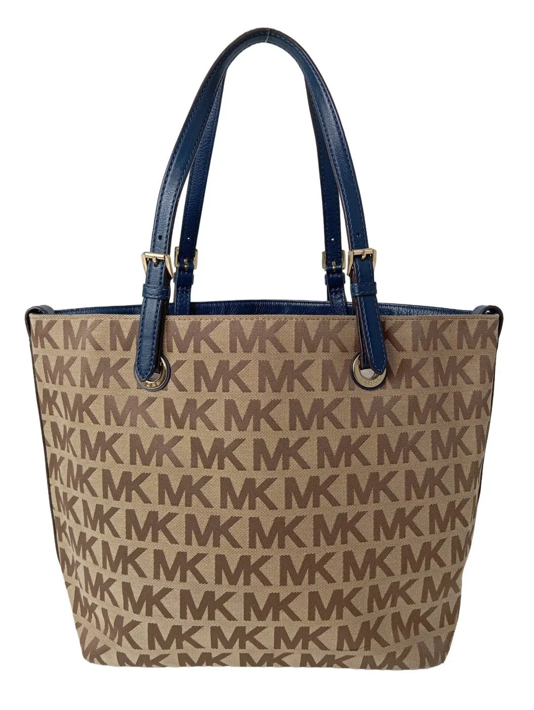 Michael Kors Shopper crème-brun imprimé allover style décontracté