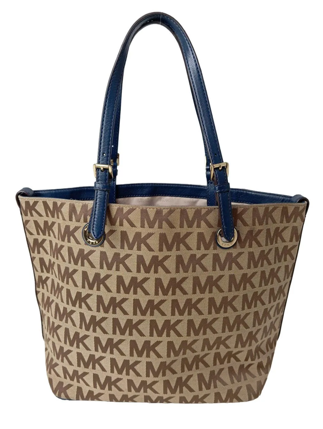 Michael Kors Shopper crème-brun imprimé allover style décontracté