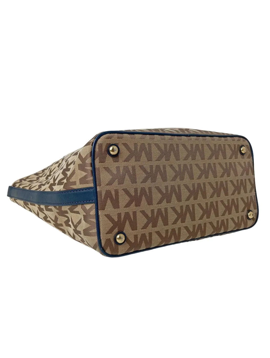 Michael Kors Shopper crème-brun imprimé allover style décontracté