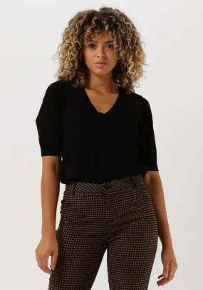 minus haut milla v-neck knit tee 1 en noir