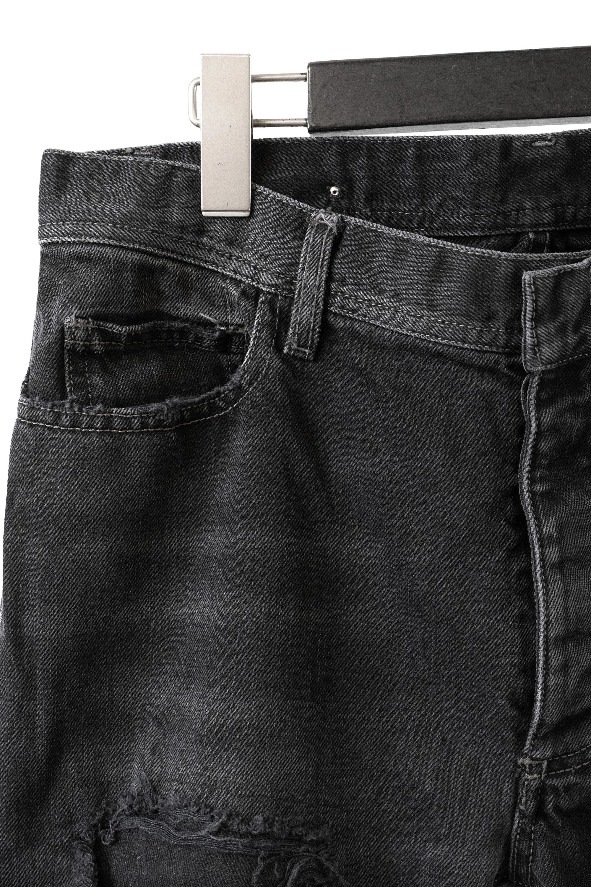 NICOLAS ANDREAS TARALIS/Nirvana Wash Aged Denim Straight Cut Jean
