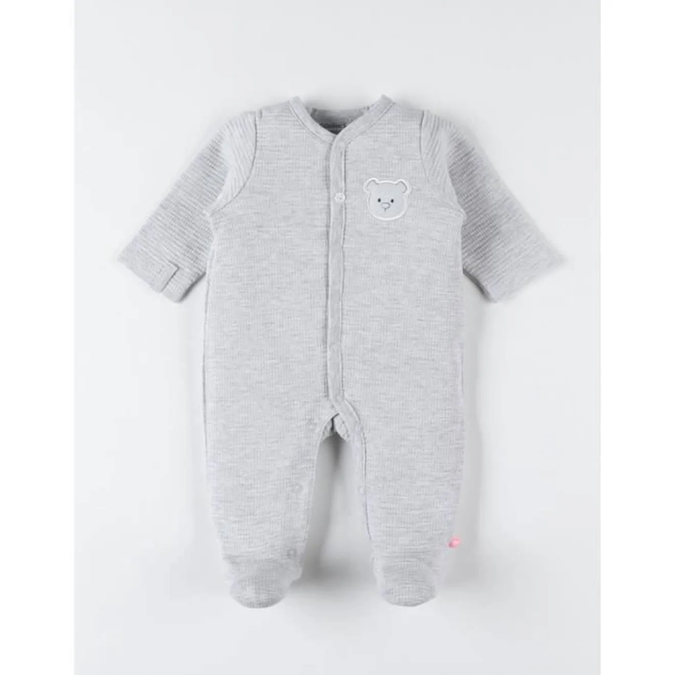 Pyjama dors-bien en jersey gris - Noukies