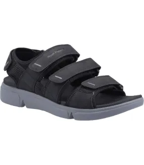 Sandales raul homme noir Hush Puppies