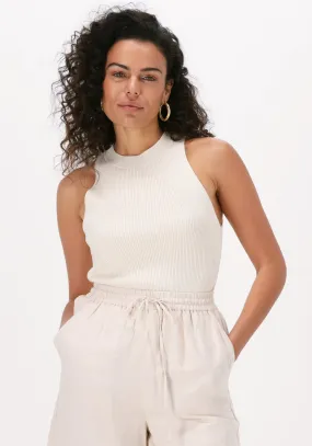 selected femme haut slfsolina sl knit top en beige