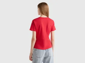 T-shirt ajusté en coton bio