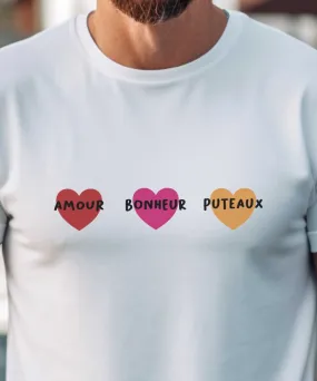 T-Shirt Amour bonheur Puteaux