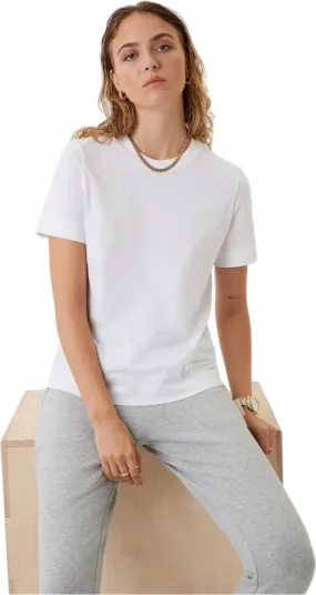 T-shirt Björn Borg Femme Centre T-shirt Brillant White