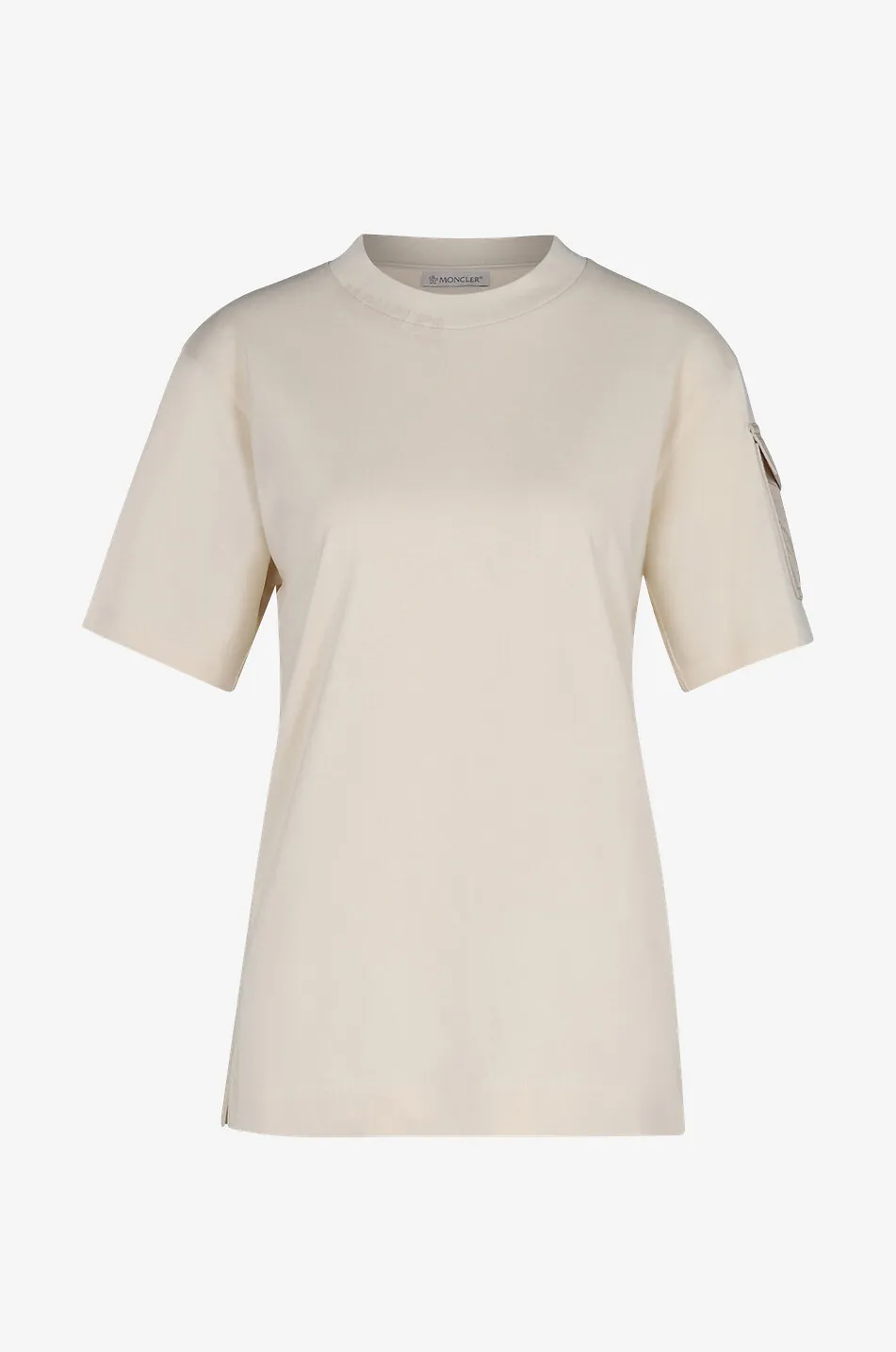 T-shirt orné d'un logo ton sur ton et d'une poche plaquée