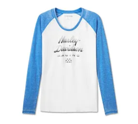 TOP KNIT COLORBLOCK WHITE • Harley-Davidson La Rochelle